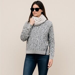 Rails Gray Animal Print Sweatshirt